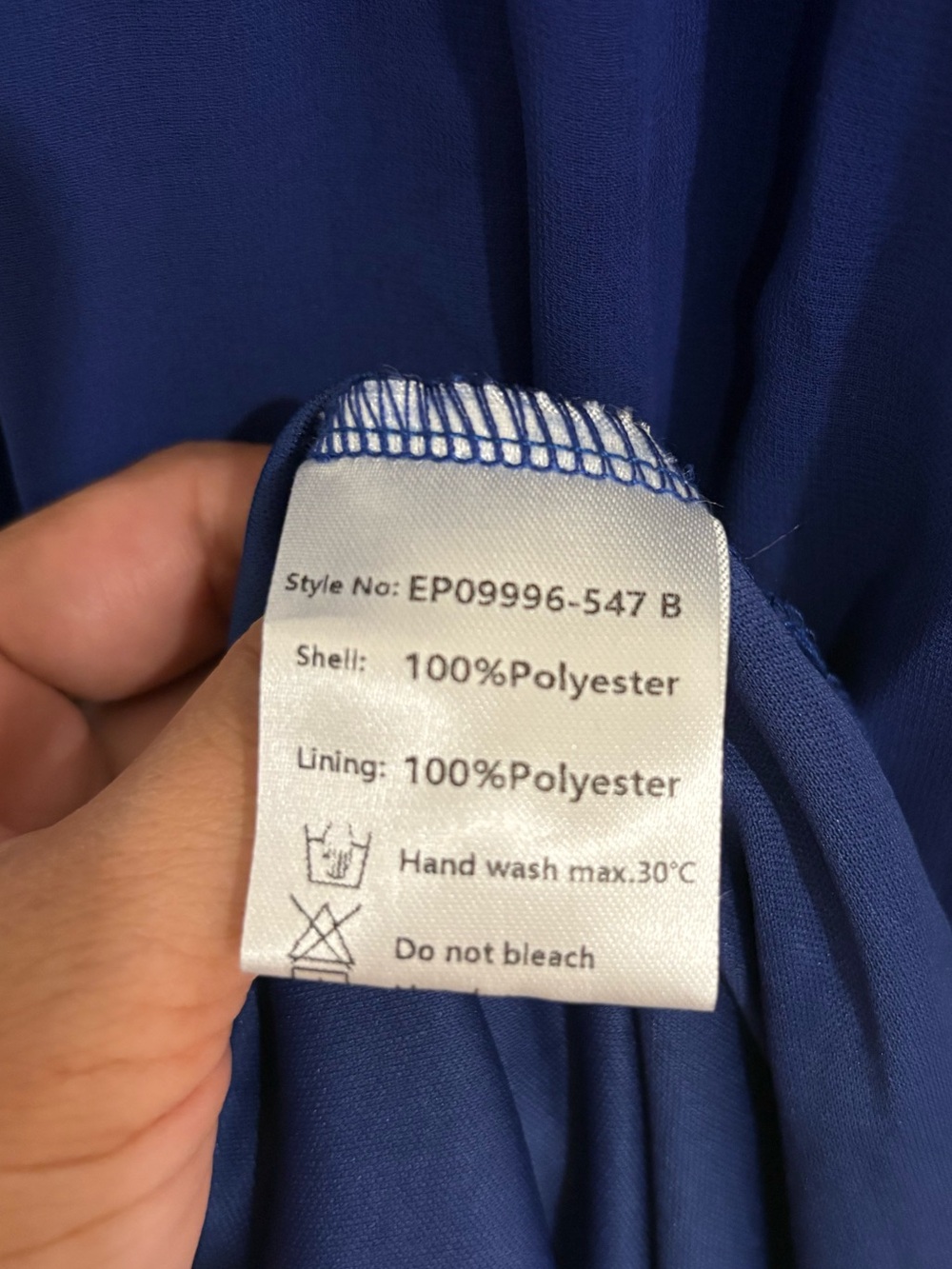 Ever Pretty Sapphire Royal Blue Size 4 Small Women Long Dress Gown - Picture 8 of 12